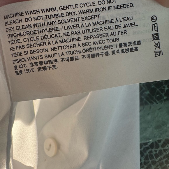 Theory Classic White women’s Shirt XXL - Picture 9 of 10